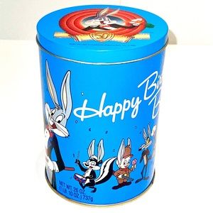 1989 Brachs Happy Birthday Bugs Bunny Looney Tunes 50th Anniversary Tin VGUC